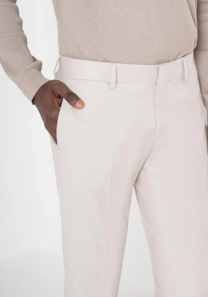Trousers Men Antony Morato Slim Fit 034Bonnie034 Trousers In Elastic Viscose Paper