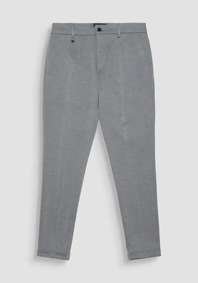 Trousers Men Antony Morato Super Skinny Fit 034Ashe034 Trousers In Jersey Fabric Ash Grey