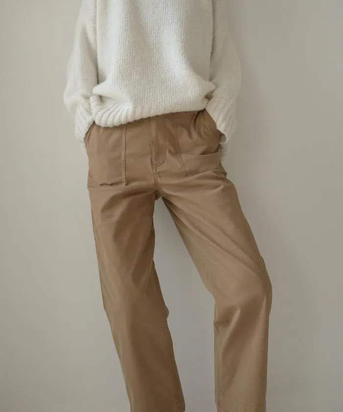 Trousers Women Jenni Kayne Ranger Trouser Tan