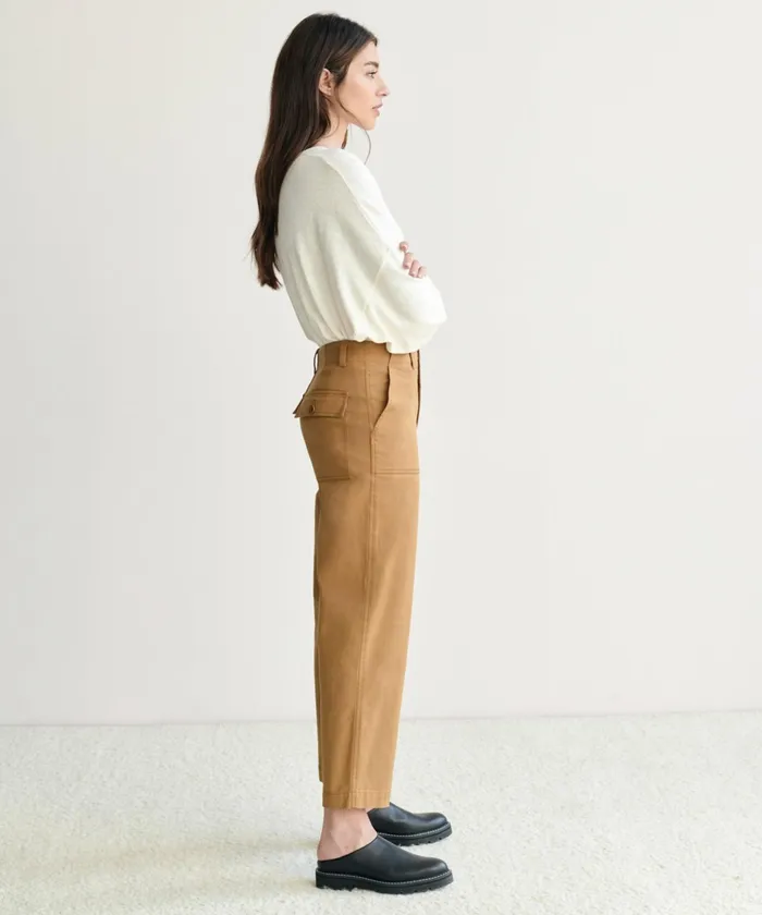 Trousers Women Jenni Kayne Ranger Trouser Tan