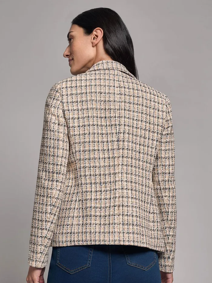 Tweed Faux DoubleBreasted Jacket Women Jones New York Blazers Tweed Faux DoubleBreasted Jacket Women Jones New York Blazers