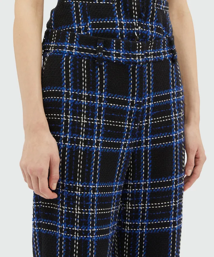 Tweed Maxi Check Pants Women MSGM Pants And Shorts