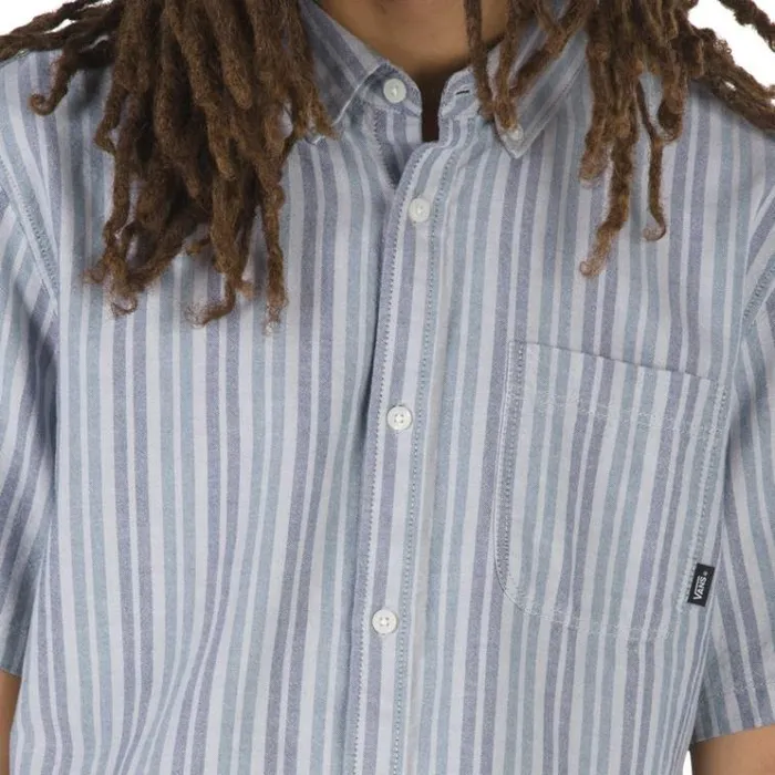 Vans Anton Buttondown Shirt Frost GreyStargazer Mens Shirts and Flannels Vans Anton Buttondown Shirt Frost GreyStargazer Mens Shirts and Flannels