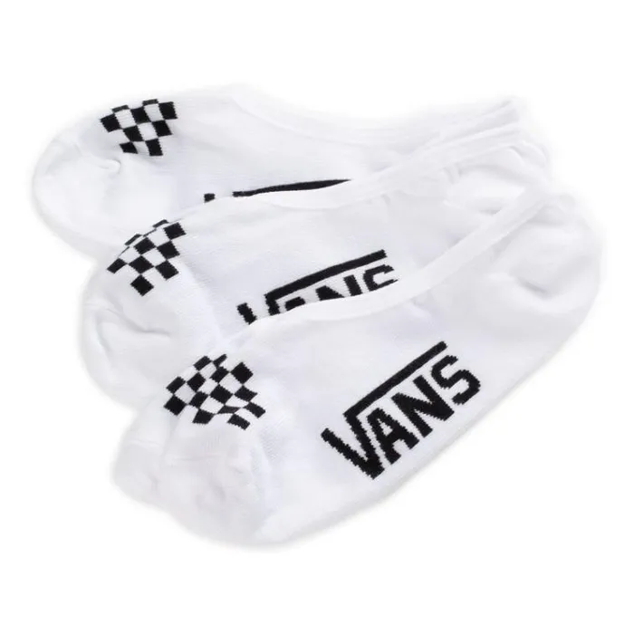 Vans Canoodle Super No Show Socks 3 Pair Pack WhiteBlack Womens Socks