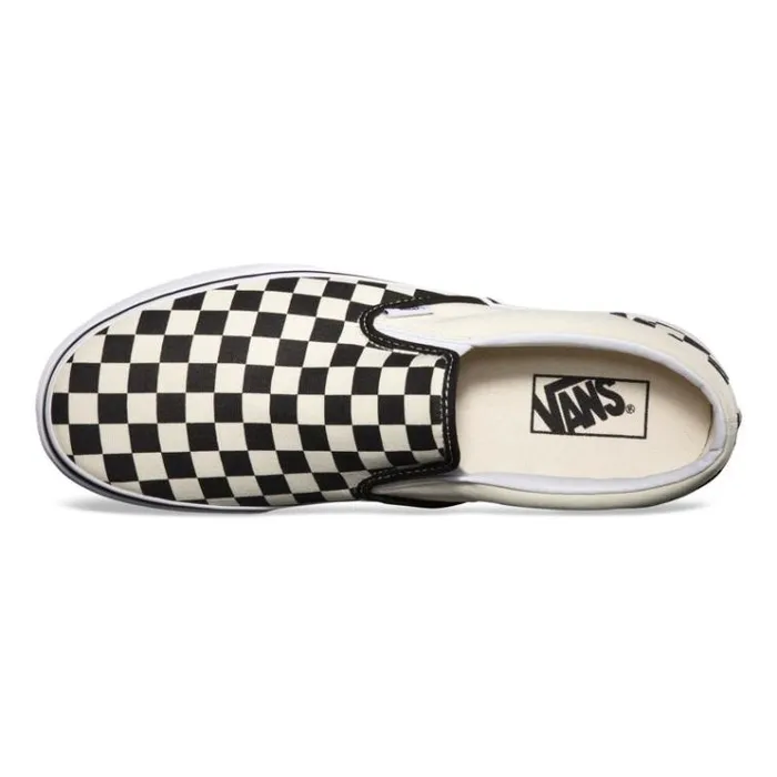 Vans Checkerboard SlipOn BlackOff White Mens Classics Shoes Vans Checkerboard SlipOn BlackOff White Mens Classics Shoes