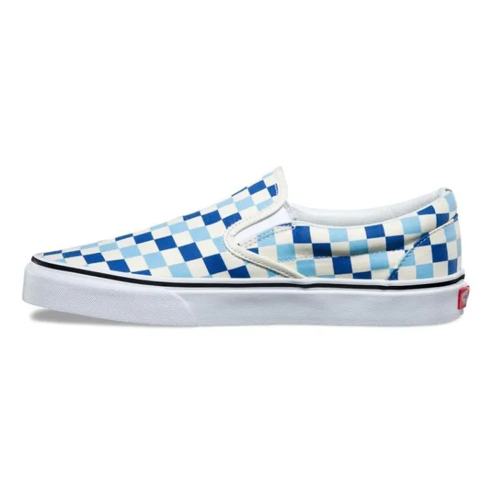Vans Checkerboard SlipOn Blue TopazBlue MensWomens Classics Shoes Vans Checkerboard SlipOn Blue TopazBlue MensWomens Classics Shoes