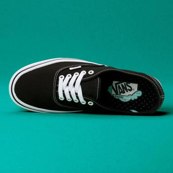 Vans ComfyCush Authentic BlackTrue White Mens Classics Shoes