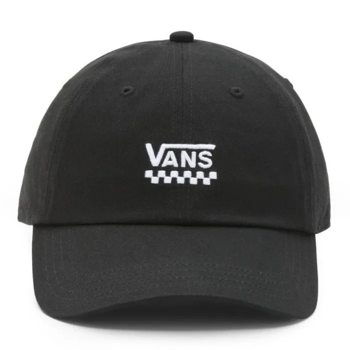 Vans Court Side Hat Black Checker Womens Hats and Beanies