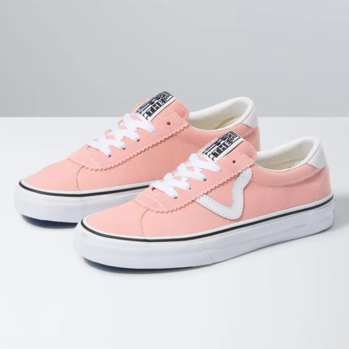 Vans DenimSport PinkTrue White Womens Classics Shoes