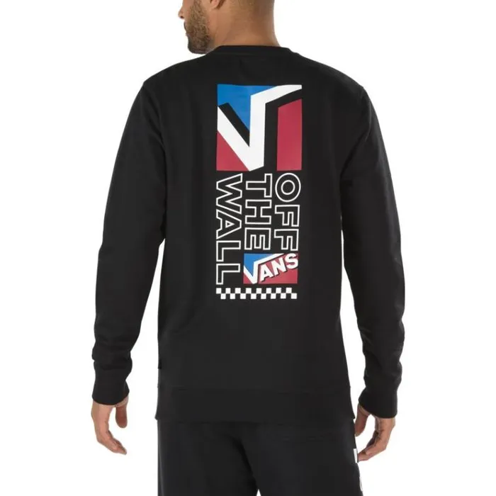 Vans Dimension Crew Pullover Black Mens Hoodies and Jackets Vans Dimension Crew Pullover Black Mens Hoodies and Jackets