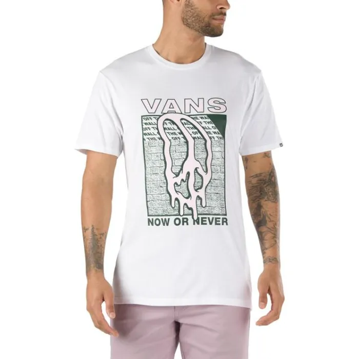 Vans Dripping TShirt White Mens TShirts and Tanks