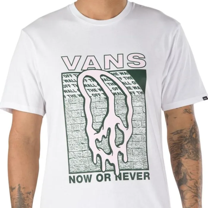 Vans Dripping TShirt White Mens TShirts and Tanks