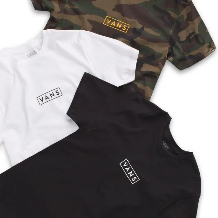 Vans Easy Box TShirt BlackWhite Mens TShirts and Tanks