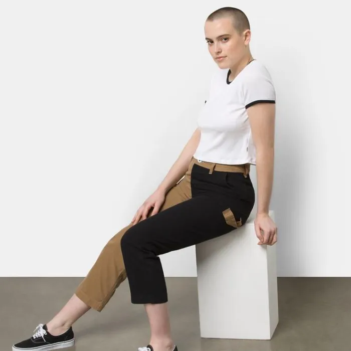 Vans Grunge Glam Pant DirtBlack Womens Pants and Leggings
