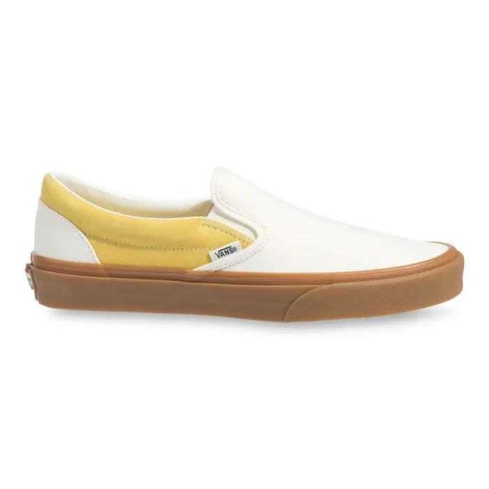 Vans Gum Classic SlipOn MarshmallowCream Gold MensWomens Classics Shoes Vans Gum Classic SlipOn MarshmallowCream Gold MensWomens Classics Shoes