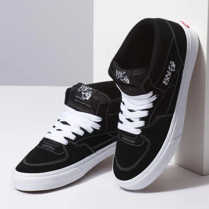 Vans Half Cab Black Mens Classics Shoes Vans Half Cab Black Mens Classics Shoes