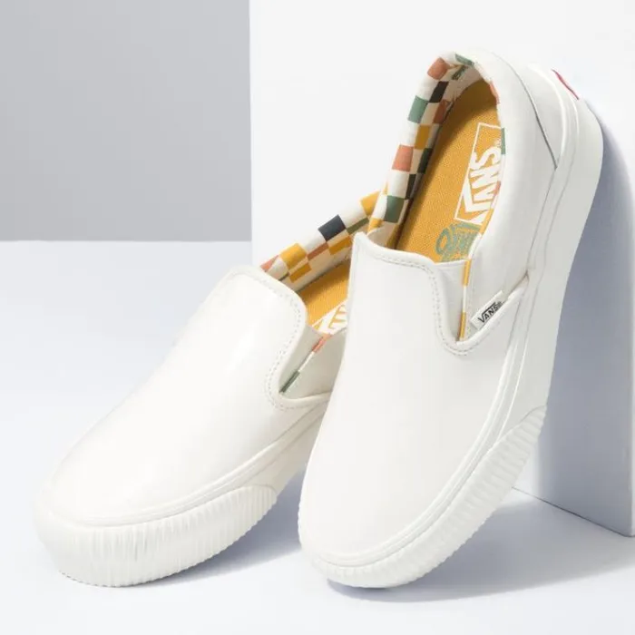 Vans Karina Rozunko SlipOn Platform SF PatentMarshmallow Womens Surf Vibes Vans Karina Rozunko SlipOn Platform SF PatentMarshmallow Womens Surf Vibes