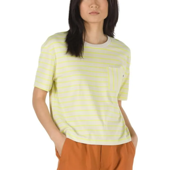 Vans Mini Check Top Lemon Tonic Womens TShirts and Tanks