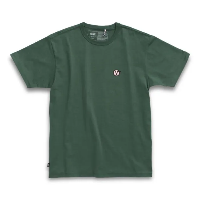 Vans Off The Wall Classic Circle V Tee Pine Needle MensWomens TShirts and Tanks