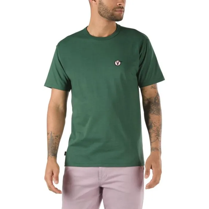 Vans Off The Wall Classic Circle V Tee Pine Needle MensWomens TShirts and Tanks