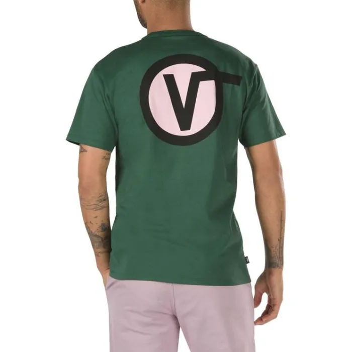Vans Off The Wall Classic Circle V Tee Pine Needle MensWomens TShirts and Tanks