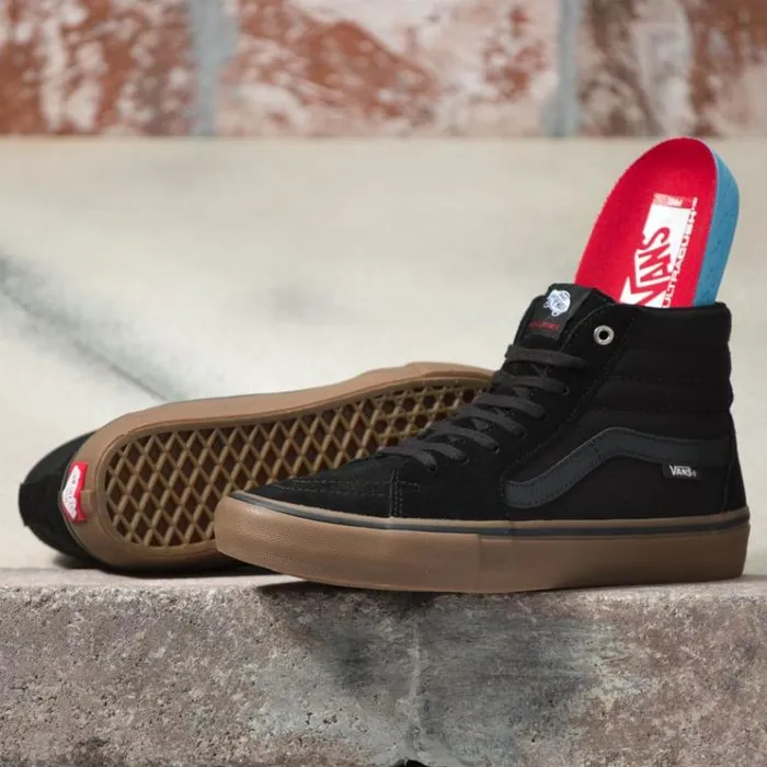 Vans Sk8Hi Pro Blackgum MensWomens Pro Skate