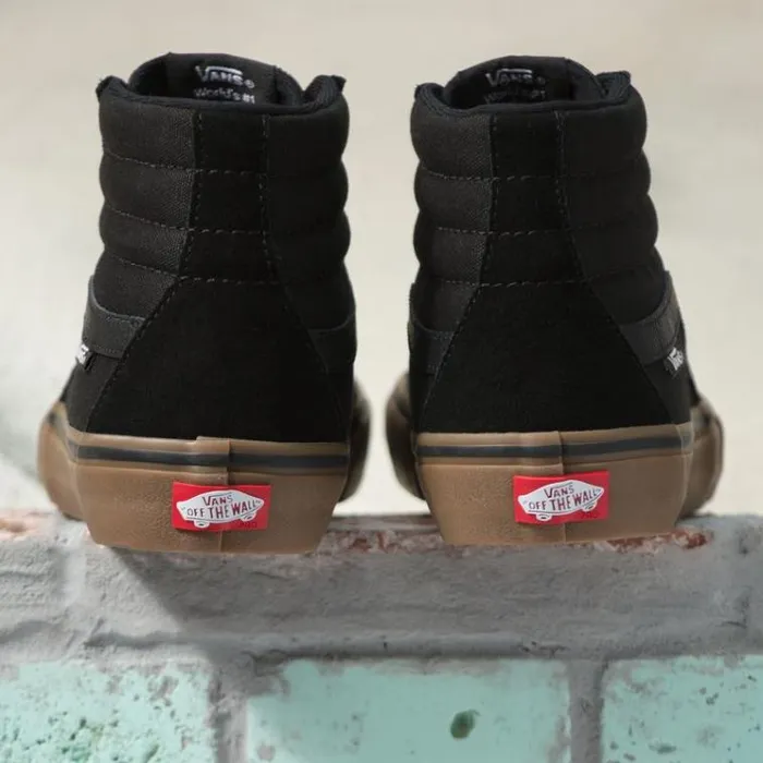Vans Sk8Hi Pro Blackgum MensWomens Pro Skate Vans Sk8Hi Pro Blackgum MensWomens Pro Skate