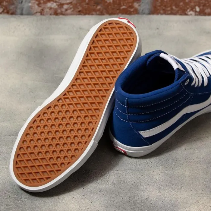 Vans Sk8Hi Pro True BlueTrue White Mens Pro Skate Vans Sk8Hi Pro True BlueTrue White Mens Pro Skate