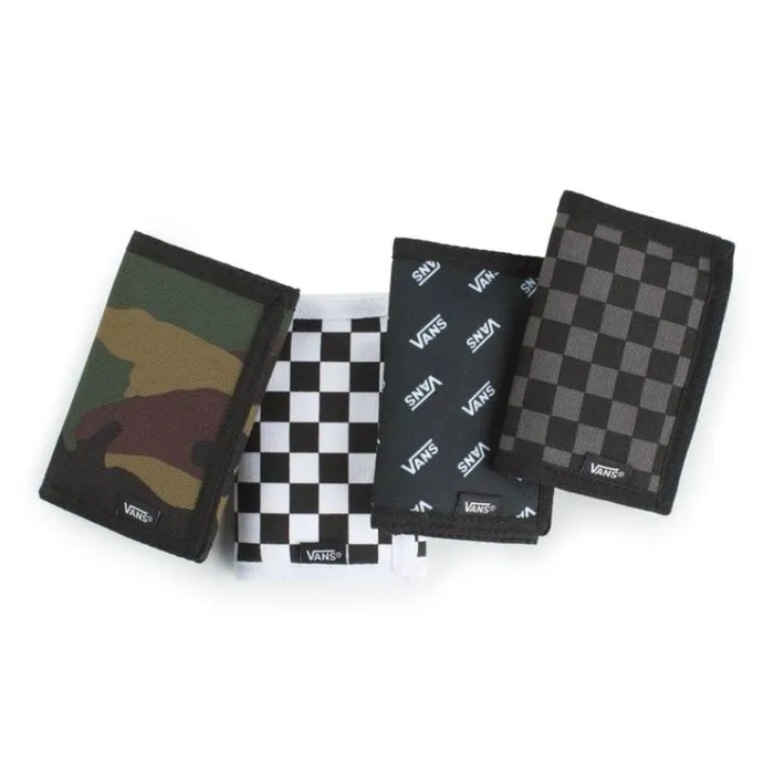 Vans Slipped Wallet Gunmetal GrayBlack Mens Wallets Vans Slipped Wallet Gunmetal GrayBlack Mens Wallets