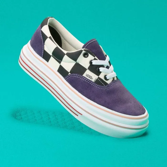 Vans Super ComfyCush Era Purple VelvetClassic White Womens Classics Shoes