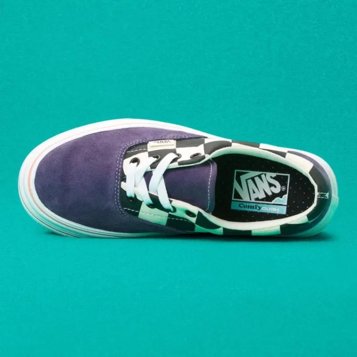 Vans Super ComfyCush Era Purple VelvetClassic White Womens Classics Shoes Vans Super ComfyCush Era Purple VelvetClassic White Womens Classics Shoes
