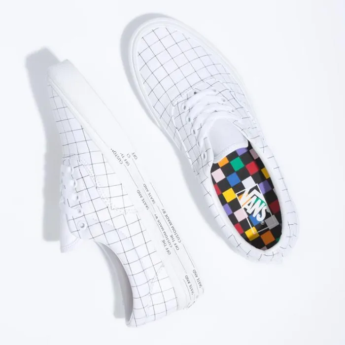 Vans UColor Era CheckerboardTrue White MensWomens Classics Shoes Vans UColor Era CheckerboardTrue White MensWomens Classics Shoes
