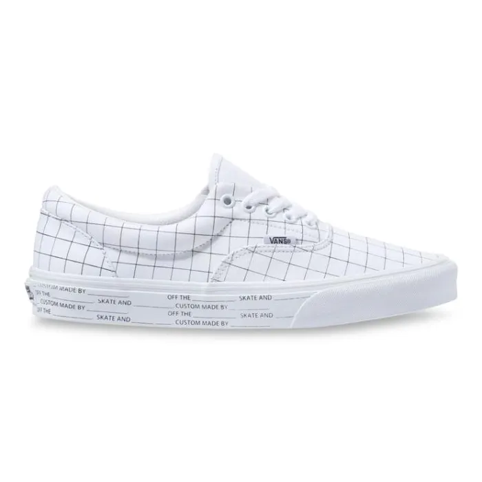 Vans UColor Era CheckerboardTrue White MensWomens Classics Shoes Vans UColor Era CheckerboardTrue White MensWomens Classics Shoes