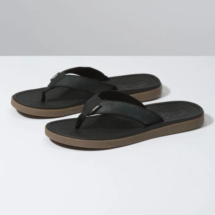 Vans Ultracush Sea Esta BlackGum Mens Sandals