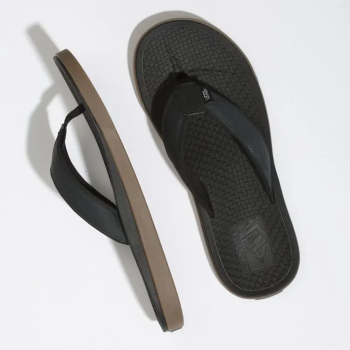 Vans Ultracush Sea Esta BlackGum Mens Sandals Vans Ultracush Sea Esta BlackGum Mens Sandals