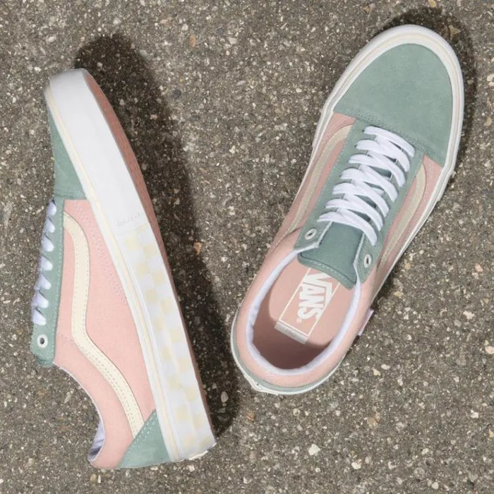 Vans Washout Old Skool Pro PeachBlue MensWomens Classics Shoes Vans Washout Old Skool Pro PeachBlue MensWomens Classics Shoes