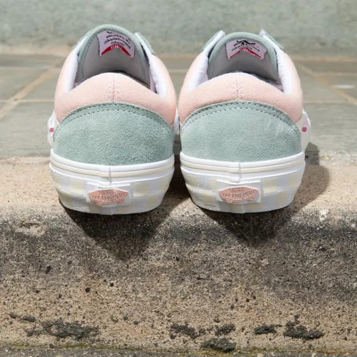 Vans Washout Old Skool Pro PeachBlue MensWomens Classics Shoes Vans Washout Old Skool Pro PeachBlue MensWomens Classics Shoes