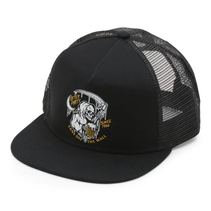 Vans Wiest Trucker Hat Black Mens Hats and Beanies