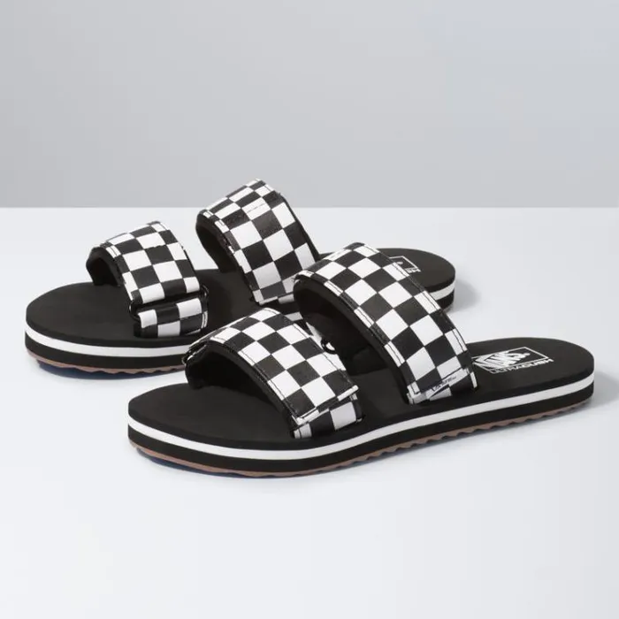 Vans Womens Cayucas Slide BlackMarshmallow Womens Sandals