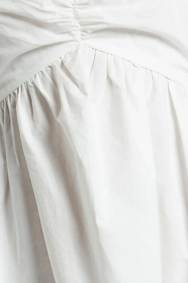 Vashti Mini Dress 8211 Puff Sleeve Sweetheart Dress In Off White Women Showpo Curve Clothes
