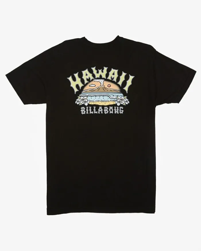 Volcano Arch TShirt Black Men Billabong TShirts
