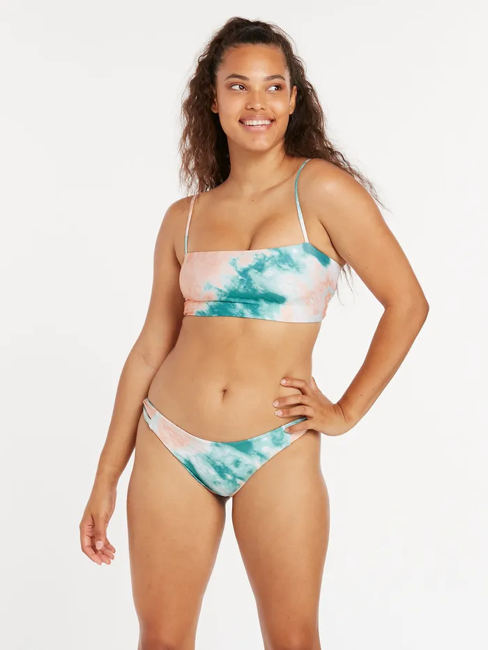 Volcom Bikinis Blurred Lines Crop Bikini Top 8211 Hazey Pink Hazey Pink 8211 Womens