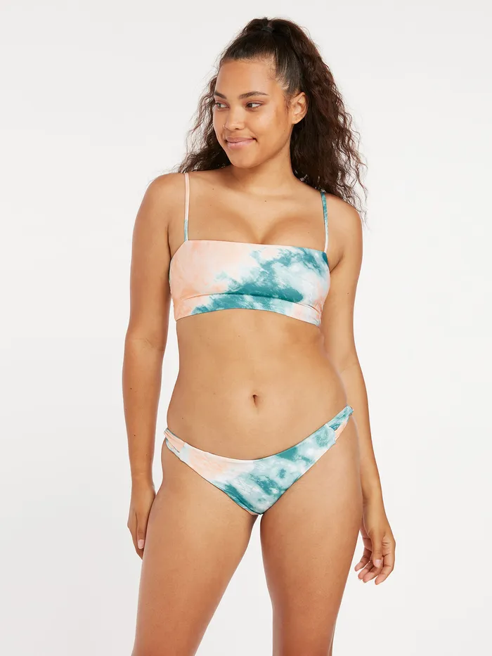 Volcom Bikinis Blurred Lines Crop Bikini Top 8211 Hazey Pink Hazey Pink 8211 Womens