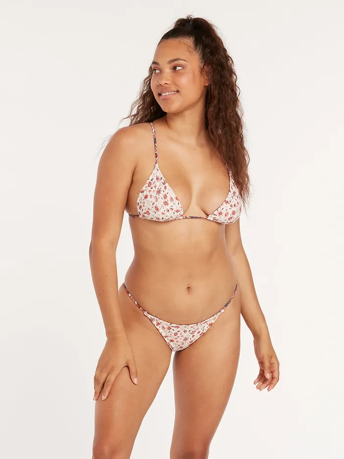 Volcom Bikinis One In Medallion Reversible Skimpy Bikini Bottom 8211 Midnight Blue Midnight Blue 8211 Womens