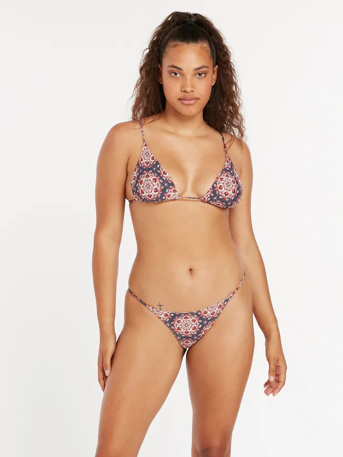 Volcom Bikinis One In Medallion Reversible Skimpy Bikini Bottom 8211 Midnight Blue Midnight Blue 8211 Womens