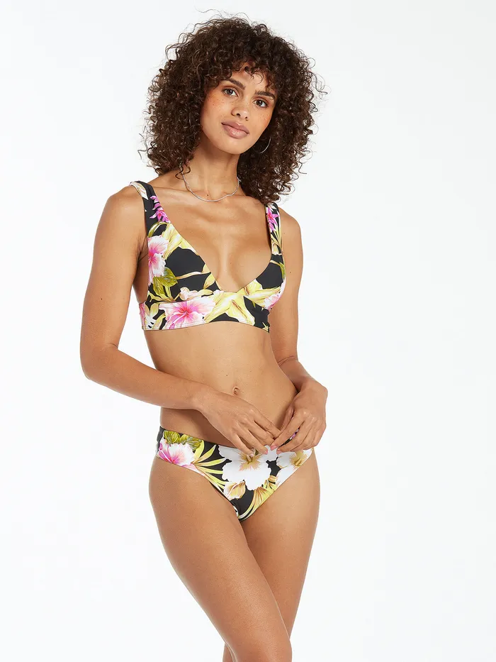 Volcom Bikinis Shore Can Halter Bikini Top 8211 Black Black 8211 Womens