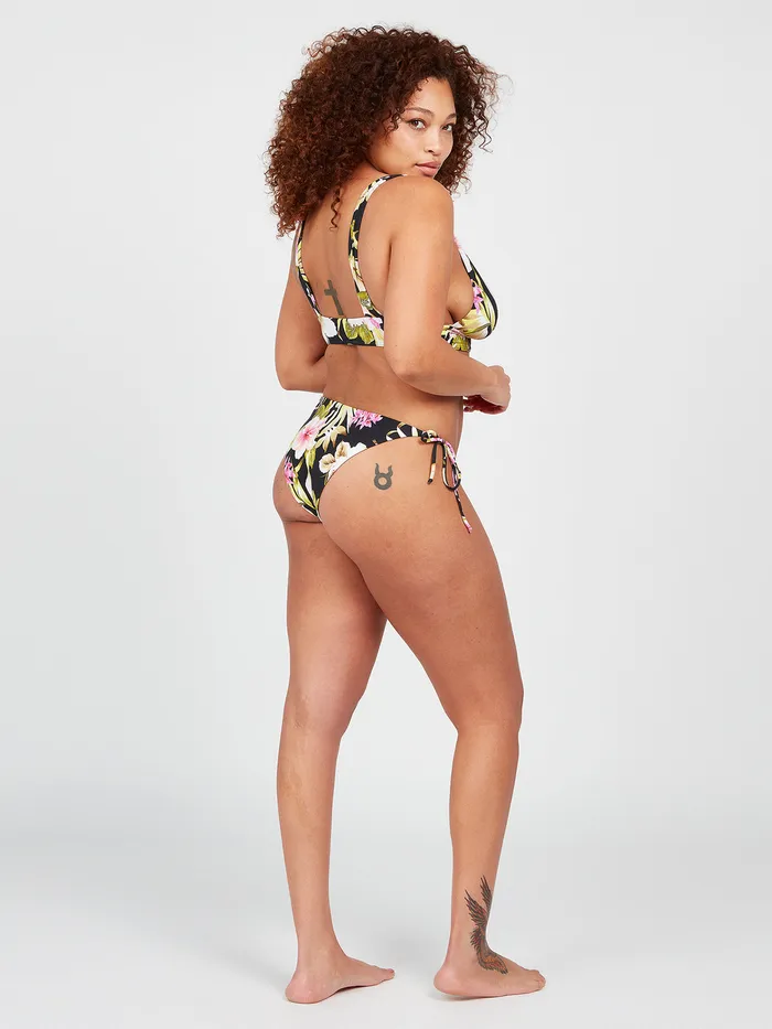 Volcom Bikinis Shore Can Halter Bikini Top 8211 Black Black 8211 Womens