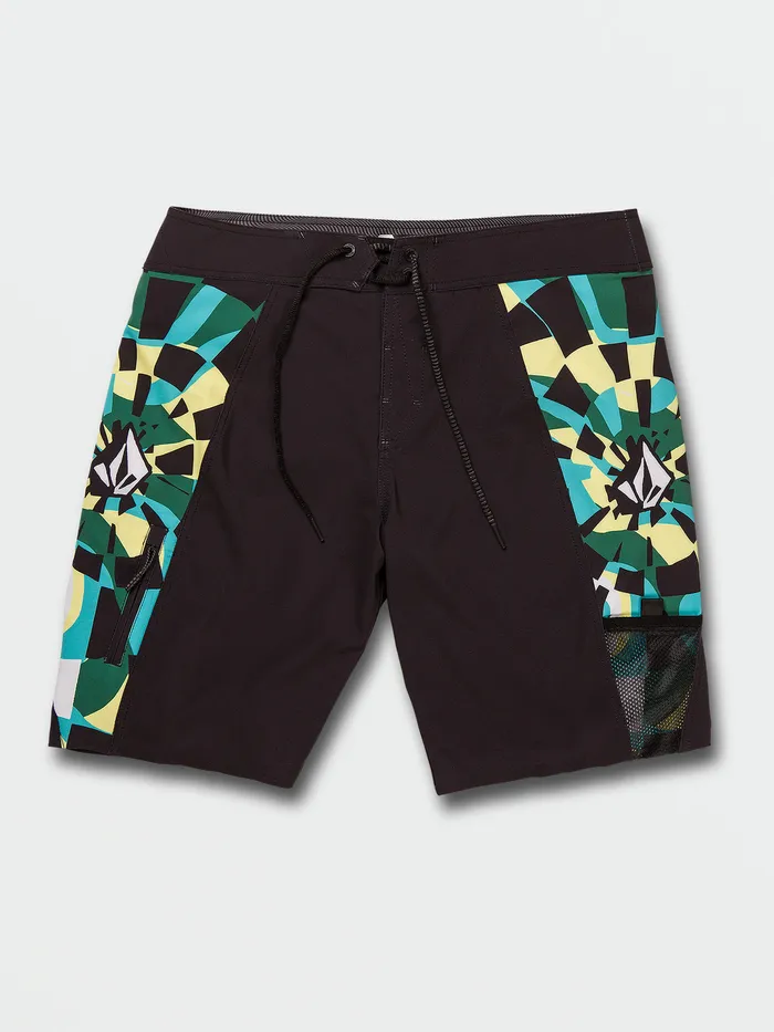 Volcom Boardshorts and Trunks Surf Vitals Jack Robinson ModTech Trunks 8211 Black Black 8211 Mens