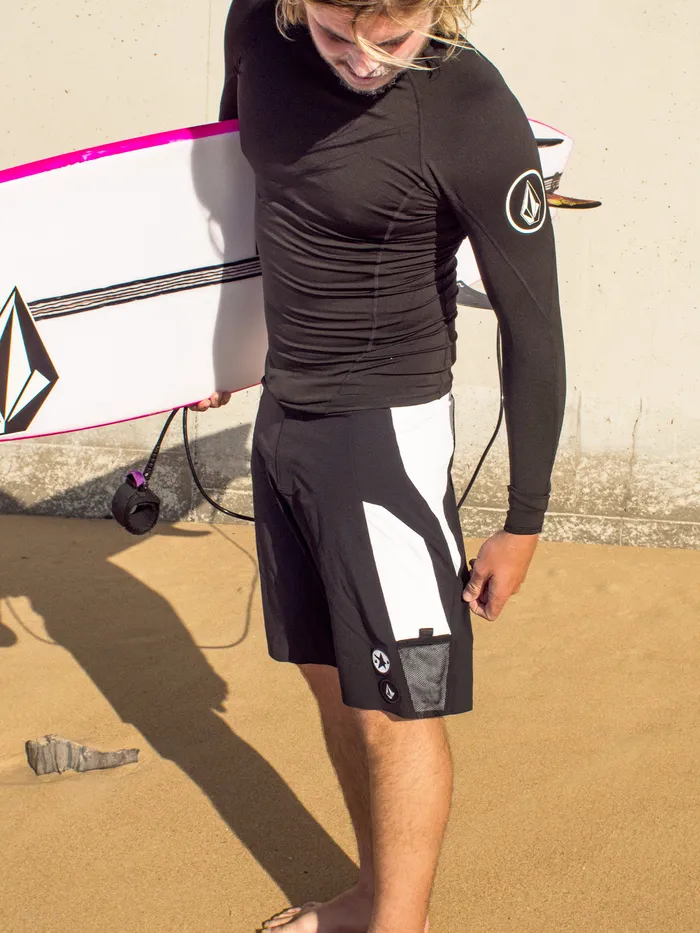 Volcom Boardshorts and Trunks Surf Vitals Noa Deane Liberator Trunks 8211 Black Black 8211 Mens