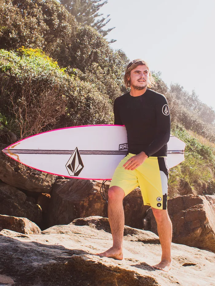 Volcom Boardshorts and Trunks Surf Vitals Noa Deane Liberator Trunks 8211 Limeade Limeade 8211 Mens